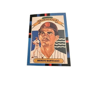 Benito Santiago Padres MLB Donruss Diamond Kings Baseball Card